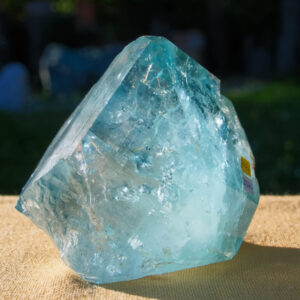 Blauer Topaz-Kristall
